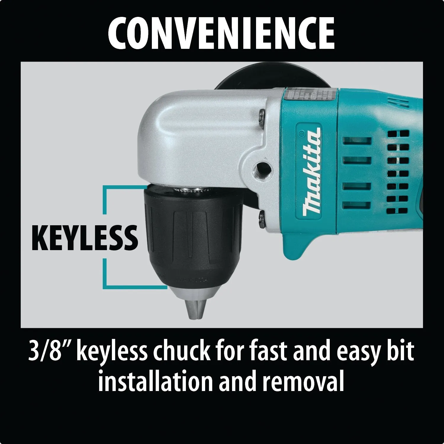 Makita (XAD02Z) 18V LXT® 3/8" Angle Drill (Tool Only)