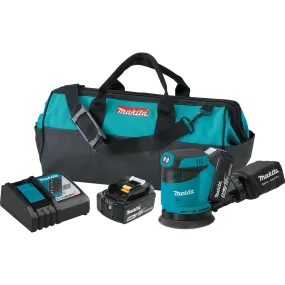 Makita XOB01T 18V LXT Cordless 5" Random Orbit Sander Kit