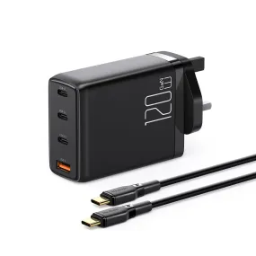 Mcdodo GaN 120W 3C 1A Charger Set - Convergence Series(EU/UK Plug)