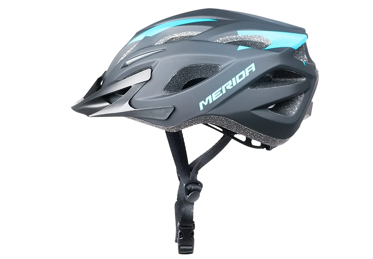 Merida Charger KJ201 Cycle Helmet | Black & Blue