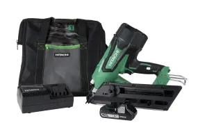 Metabo HPT NR1890DCSM Cordless Framing Nailer, 18 V Battery, 30 deg Collation, Paper Strip Collation