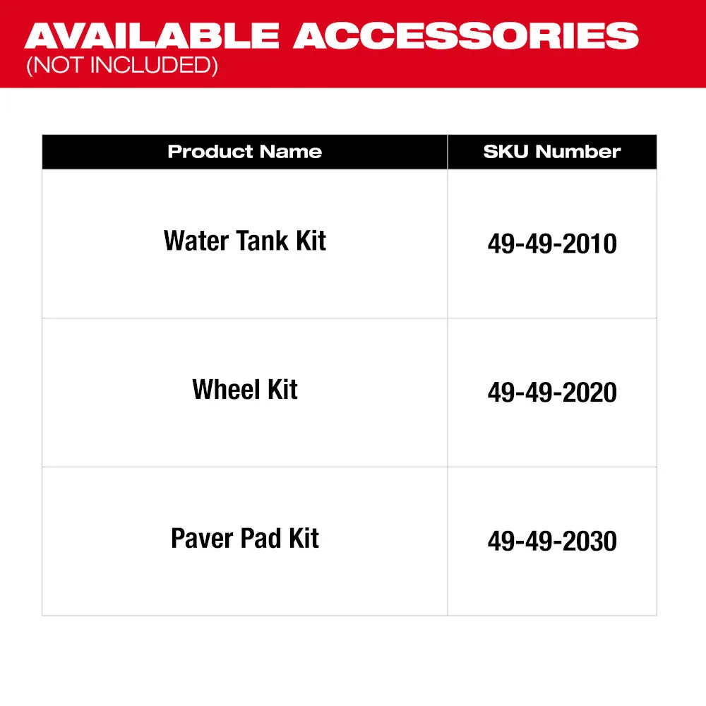 Milwaukee MXF220-2HD MX FUEL Lithium-Ion 20 in. Plate Compactor Kit with (2) FORGE HD12.0 Batteries and (1) MX FUEL Super Charger