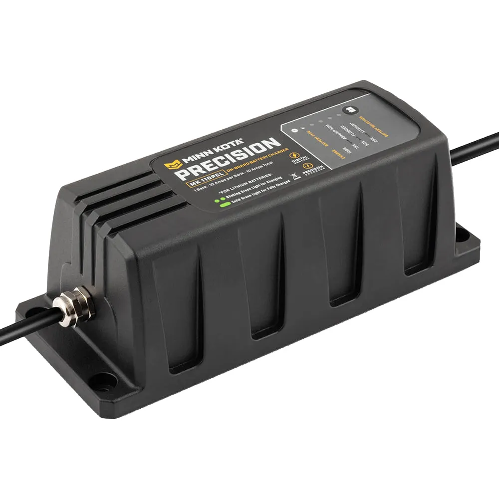 Minn Kota MK110PCL Precision Charger 1 Bank 10 Amps