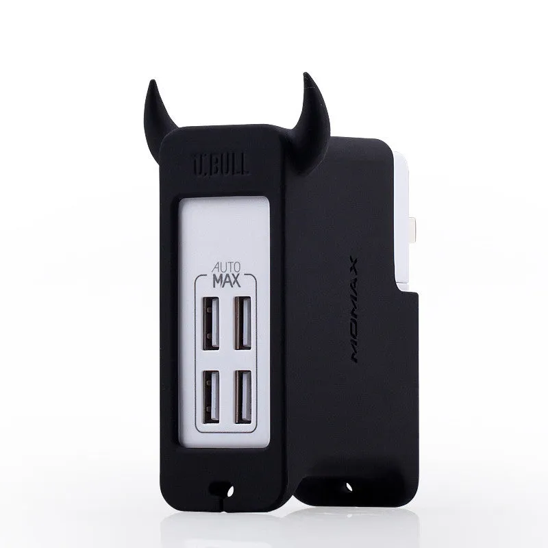 MOMAX U.Bull AutoMax Ultra Fast 4-port USB Charger for Smartphone & Tablet - UK/HK Version