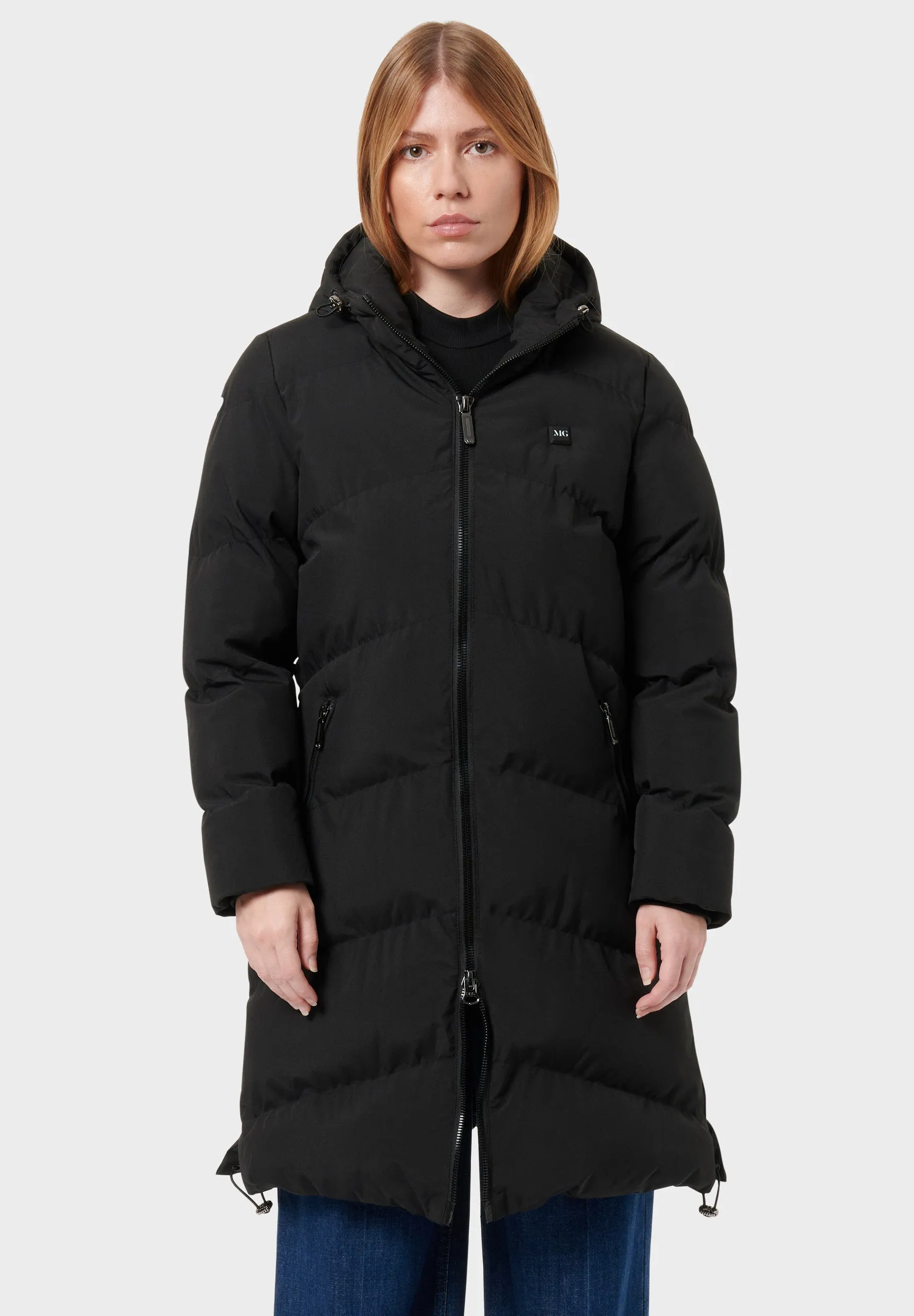 Mont Gerrard beheizte Jacke lang schwarz