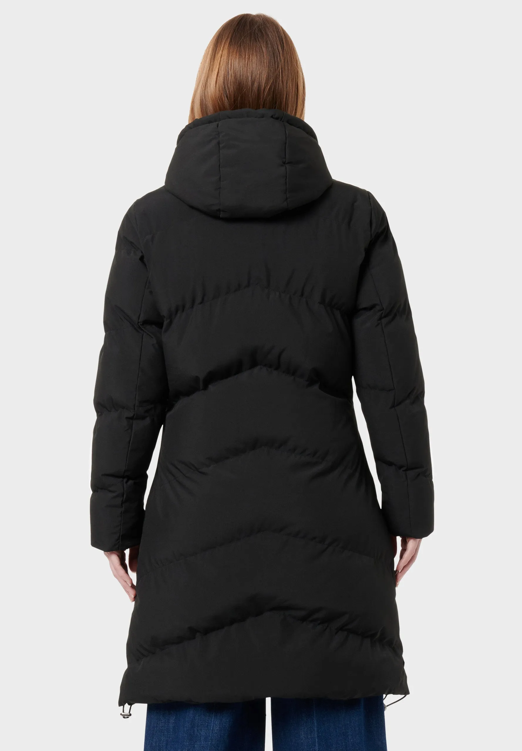 Mont Gerrard beheizte Jacke lang schwarz