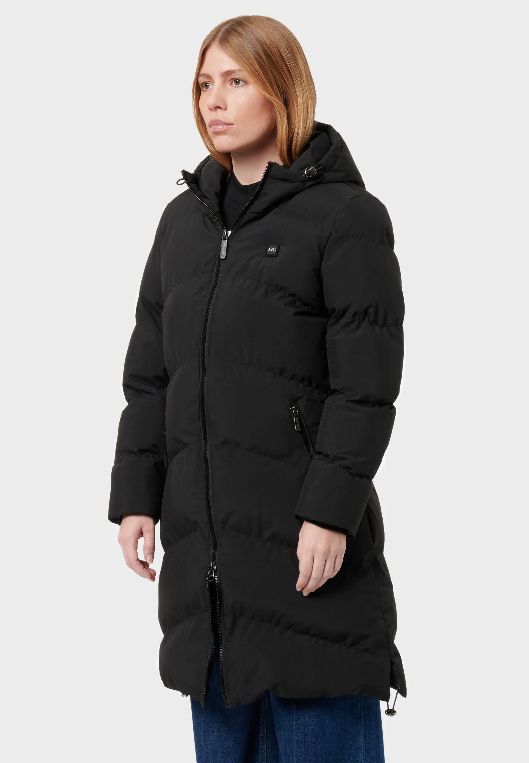 Mont Gerrard beheizte Jacke lang schwarz