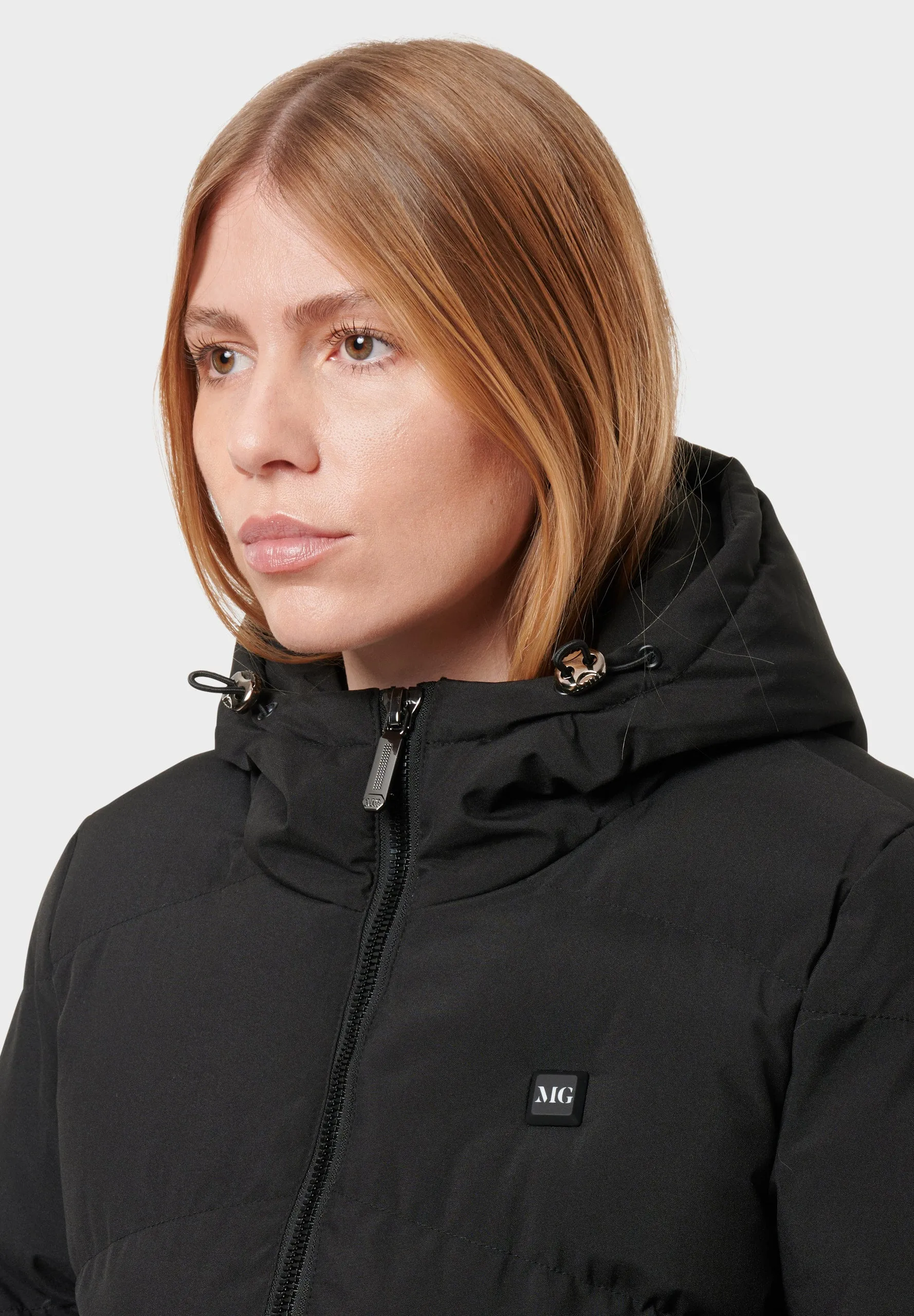 Mont Gerrard beheizte Jacke lang schwarz