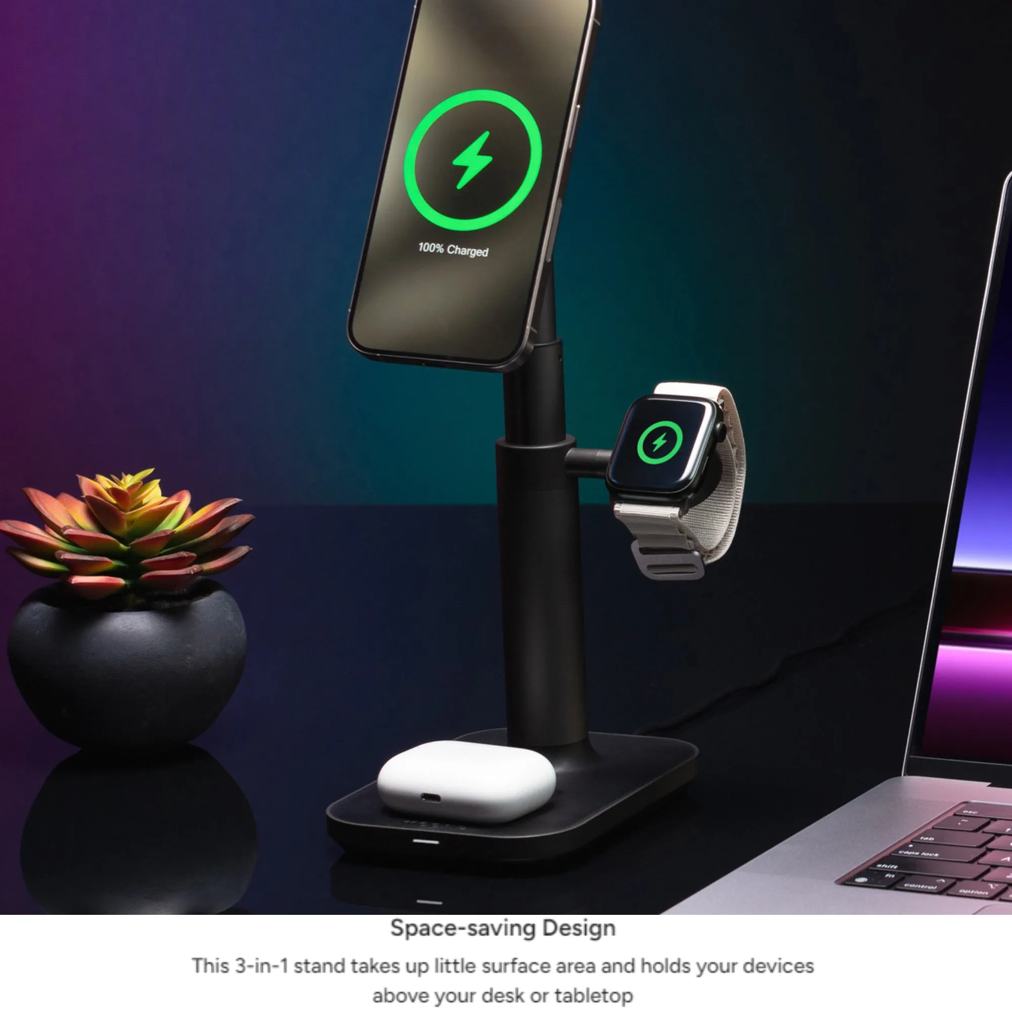 Mophie 3 in 1 Extendable Stand with MagSafe - 15W Fast Charging