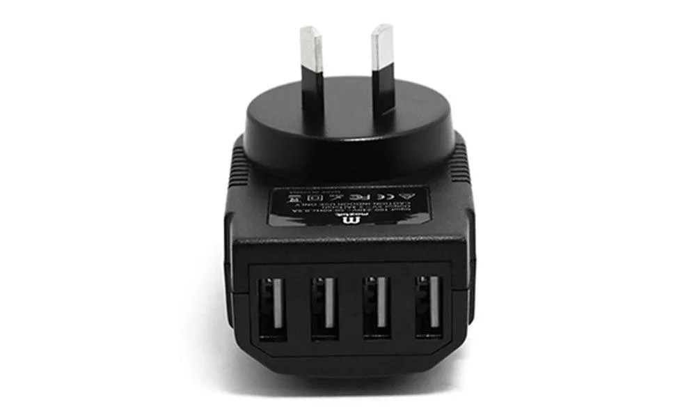 Mozbit 3.4A 4-Port USB Wall Charger