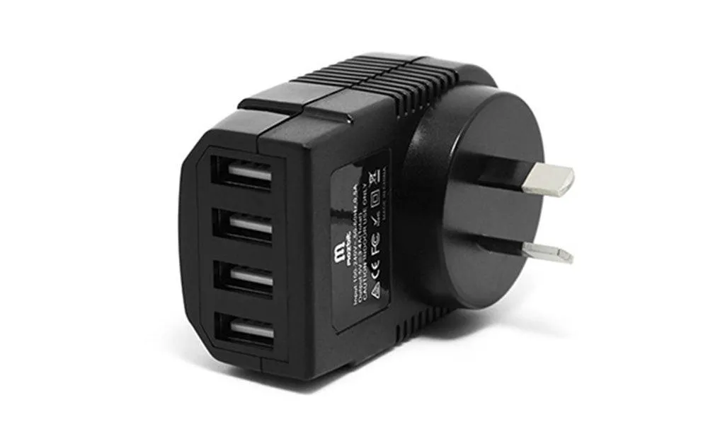 Mozbit 3.4A 4-Port USB Wall Charger