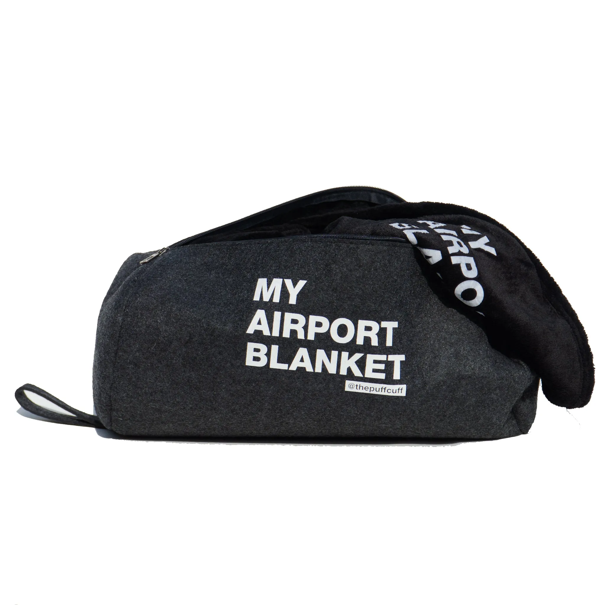 MY AIRPORT BLANKET with Travel Case by PuffCuff