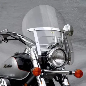 National Cycle N2221 Low Boy Heavy Duty Clear Windshield for Narrow Frame Kawasaki Cruisers