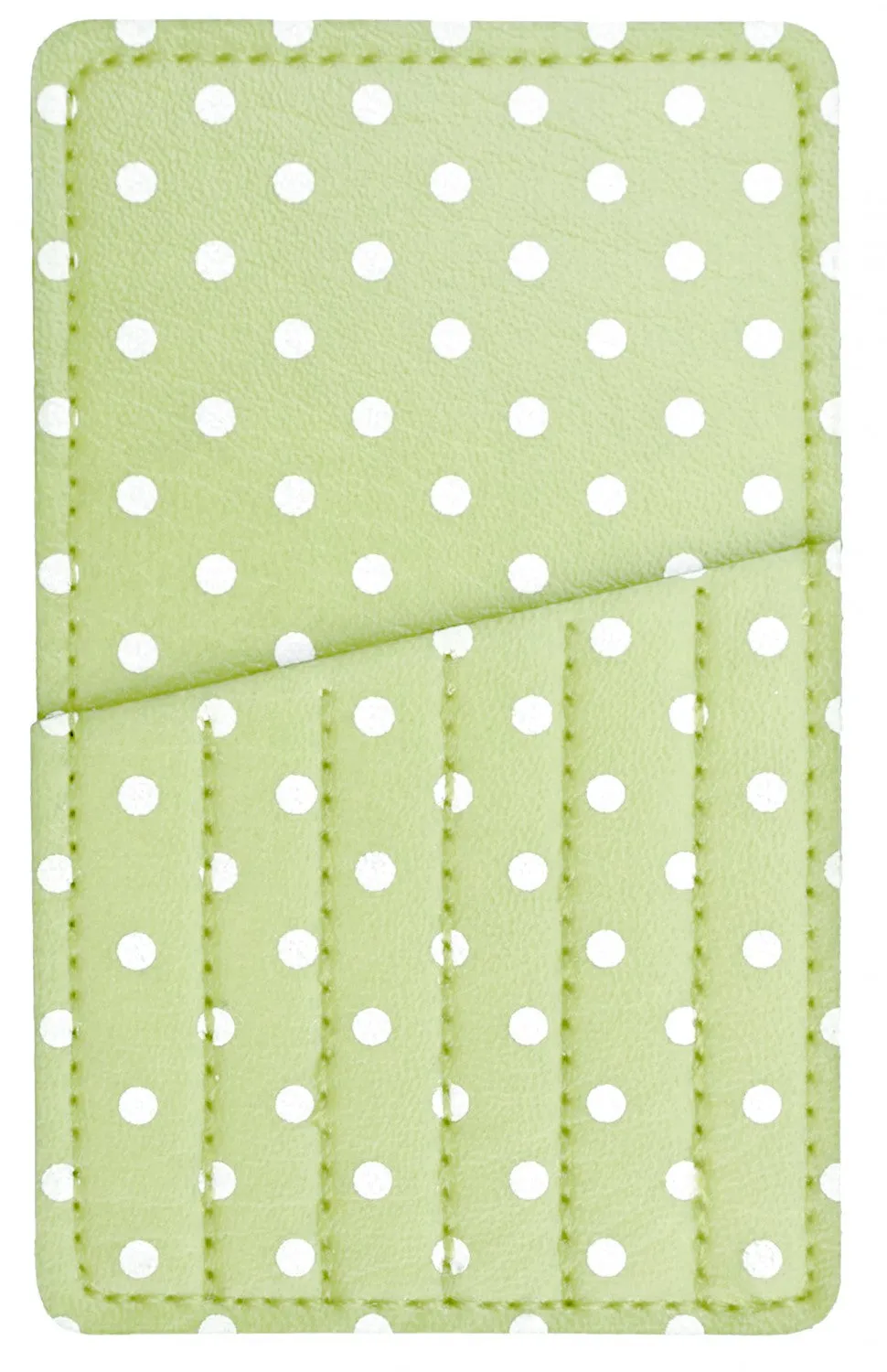 Needle CarryCard - GREEN Polka Dot