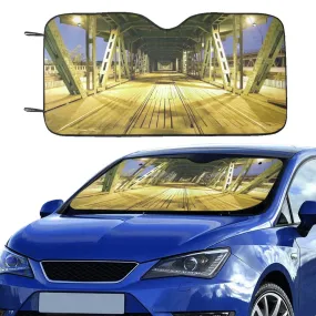 Old Bridge Car Windshield Sun Shade