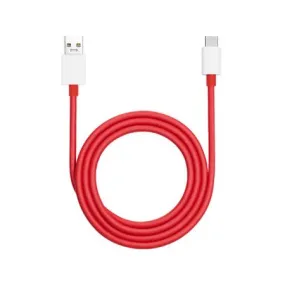 OnePlus Warp Charge 1M 10A 100W USB A to USB C Cable DL129 Red - 5461100530