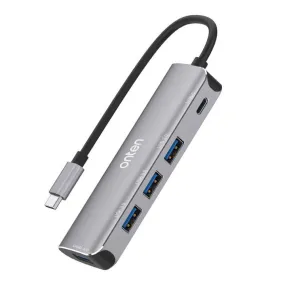 ONTEN USB C 4 PORT HUB WITH PD CHARGER