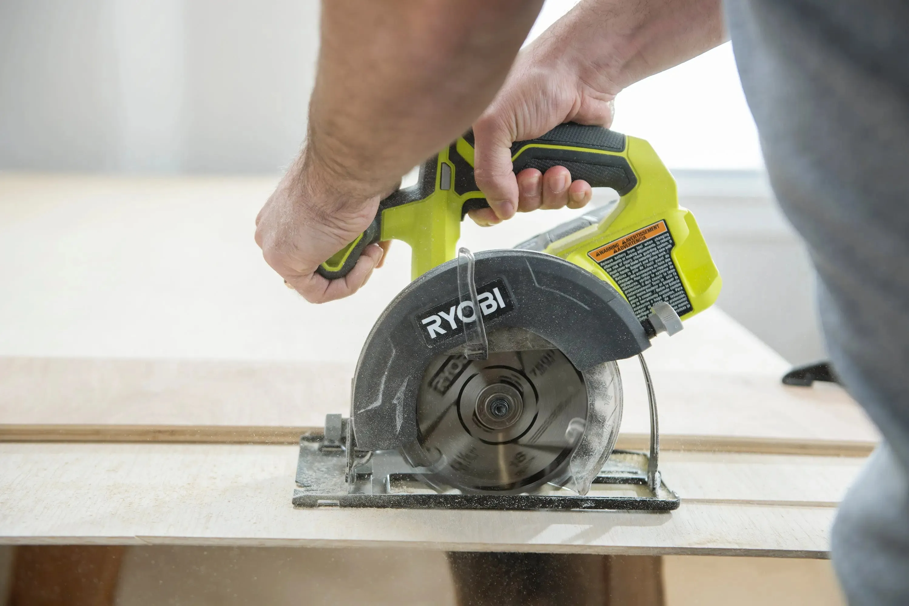 Open Box -  RYOBI ONE  18V Cordless 5 1/2 in. Circular Saw (Tool Only)