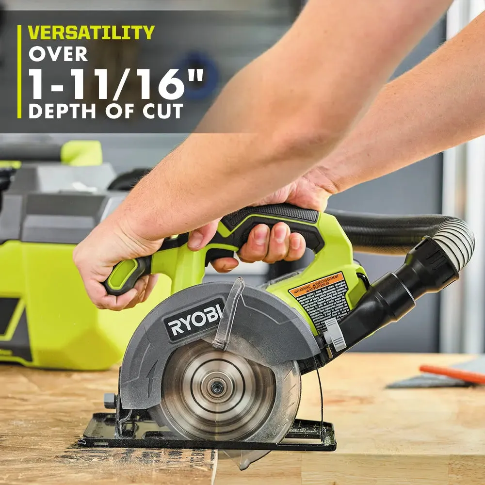 Open Box -  RYOBI ONE  18V Cordless 5 1/2 in. Circular Saw (Tool Only)