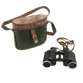 Original Soviet WWII Binoculars Б8x30 in Original Case with Carrying Strap