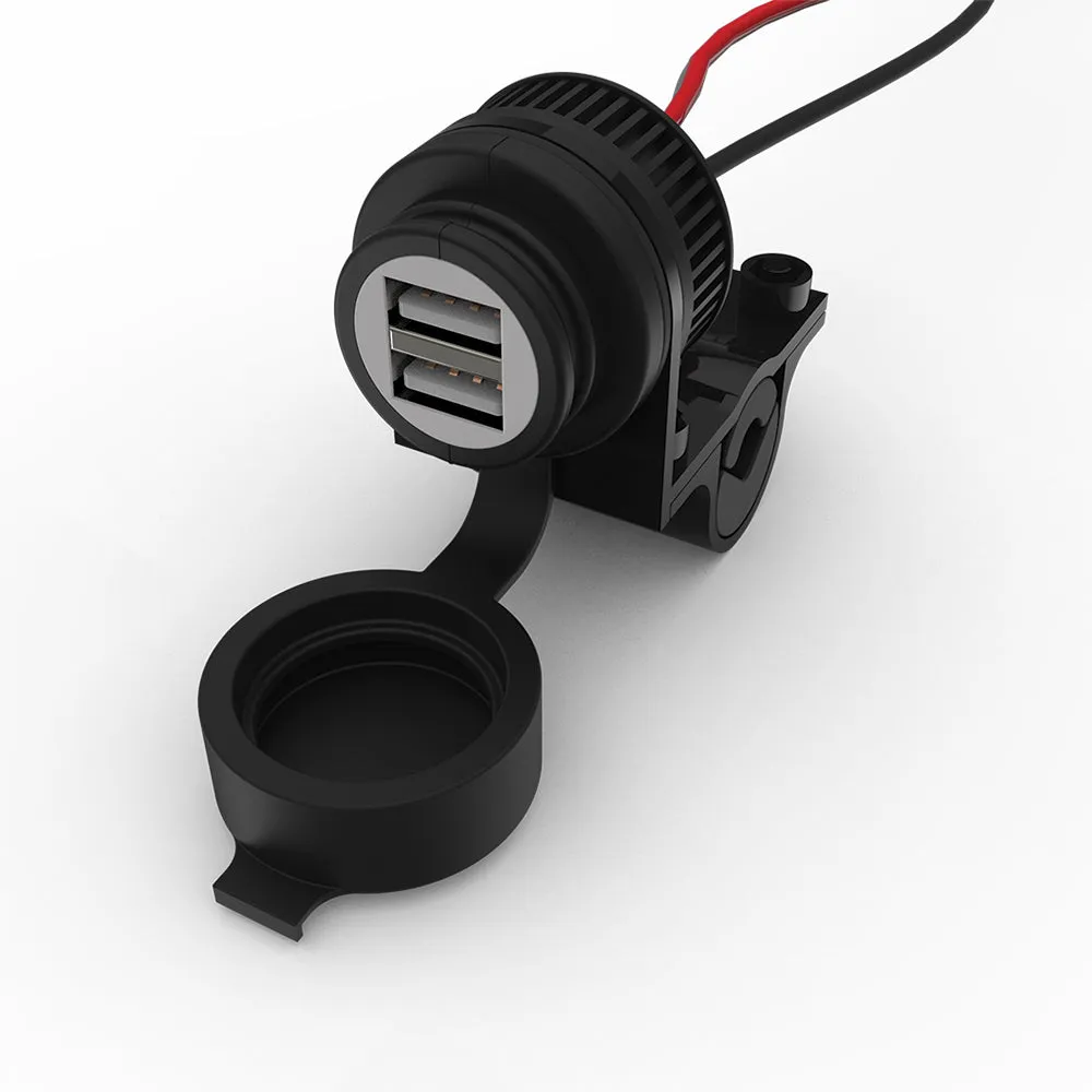 Oxford Weatherproof Dual Port Motorcycle USB Charger