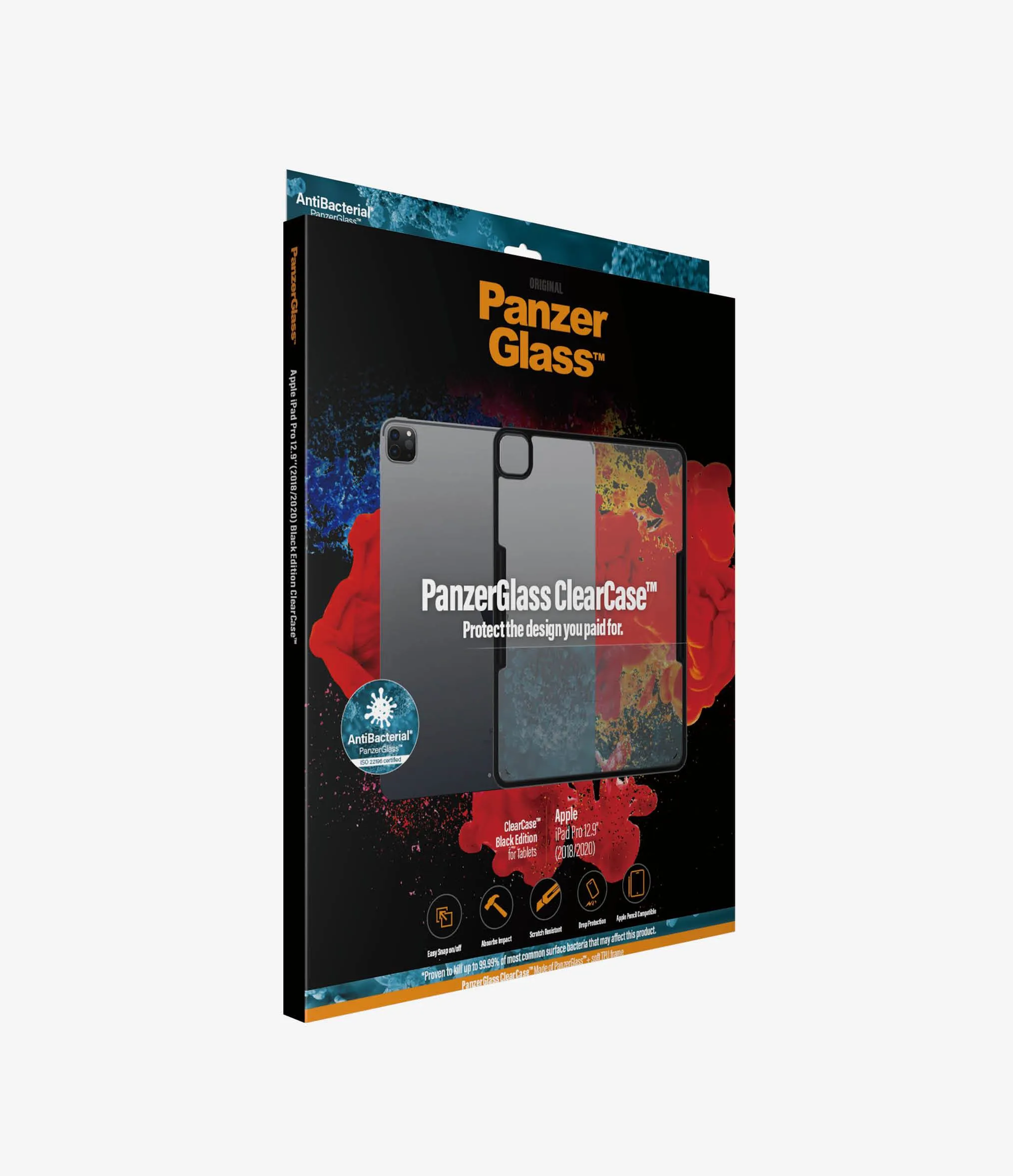 PanzerGlass Clear Case for iPad - Black