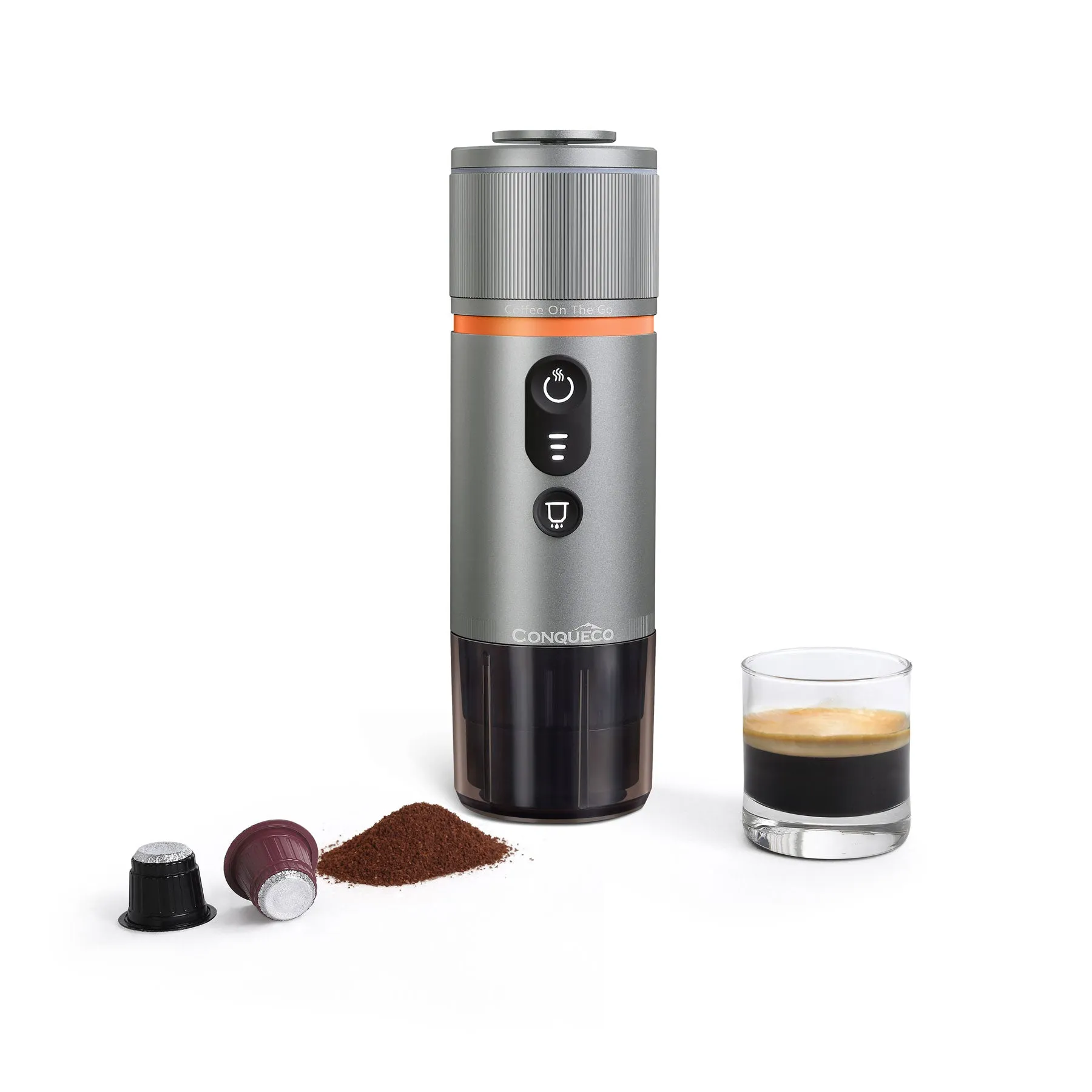 Portable Coffee Machine Travel - 12v Car Espresso Maker with Battery for Camping