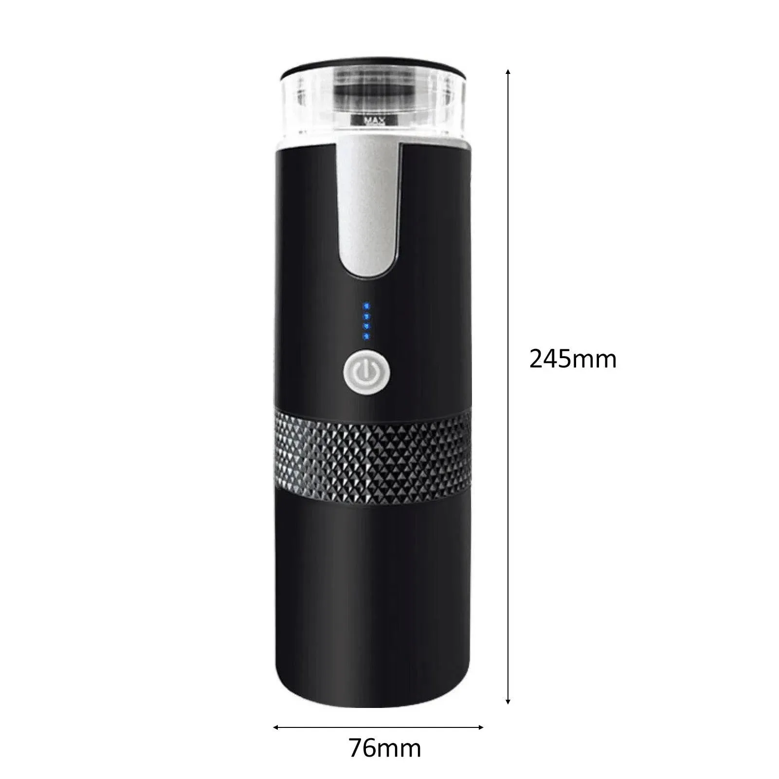 Portable Coffee Maker 170mL Wireless Electric Espresso Machine Mini Rechargeable Capsule Coffee Machine for Car