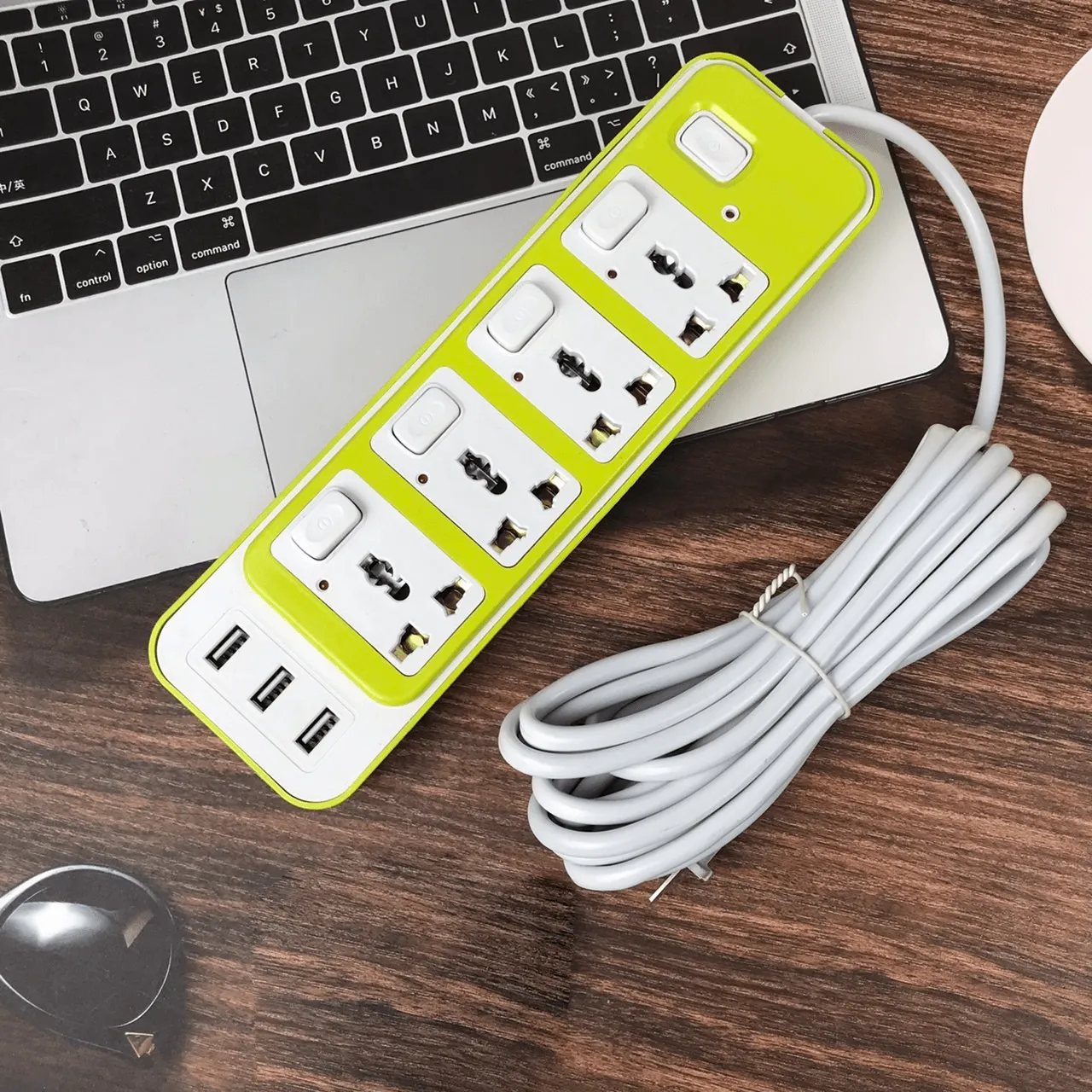 Power Extension With 3 USB Port