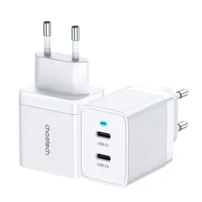 Q5006 Choetech Dual Type-C PD40W Wall Charger