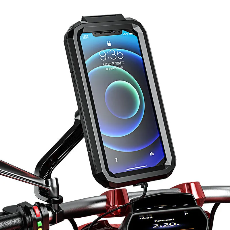 Rainproof Mobile Phone Charging Case With Cable Fast Charging