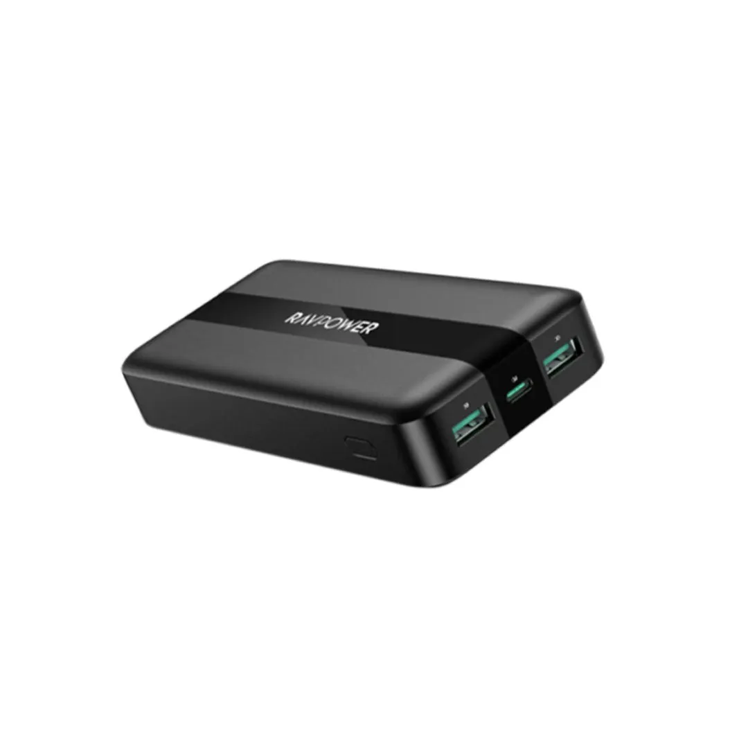 RAVPower 20000mAh PD Fast Charging 20W Power Bank with 3-Ports Portable Battery Charger and USB - C Cable | RP-PB235