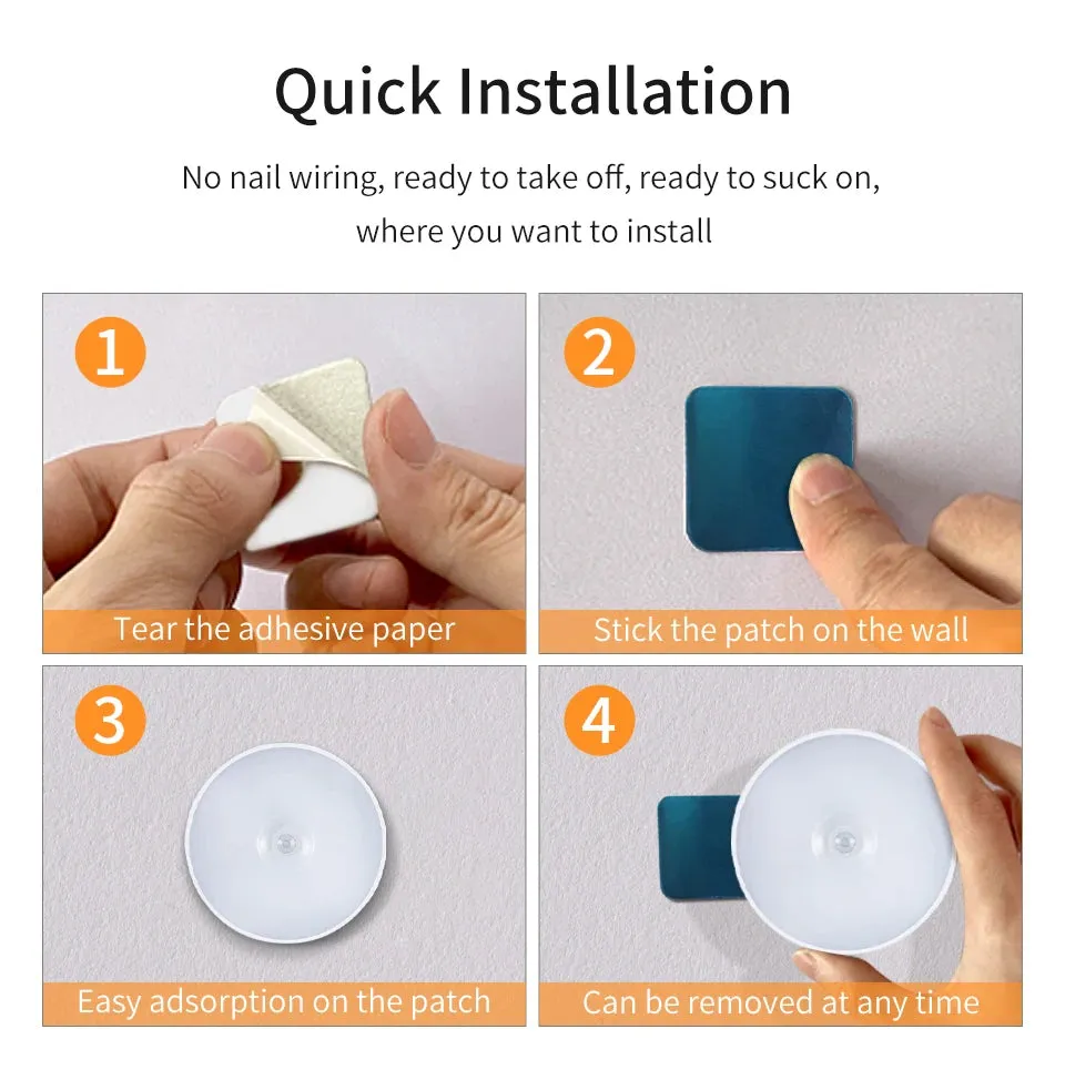 Rechargeable Motion Sensor Puck Lights