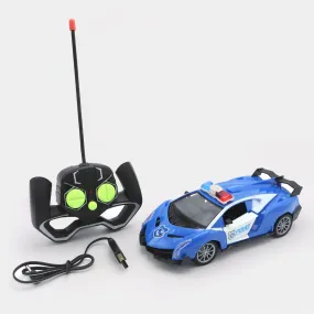 Remote Control Police Car Toy For Kids