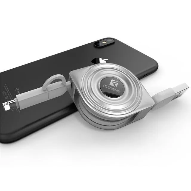 Retractable Pulley Phone Charger