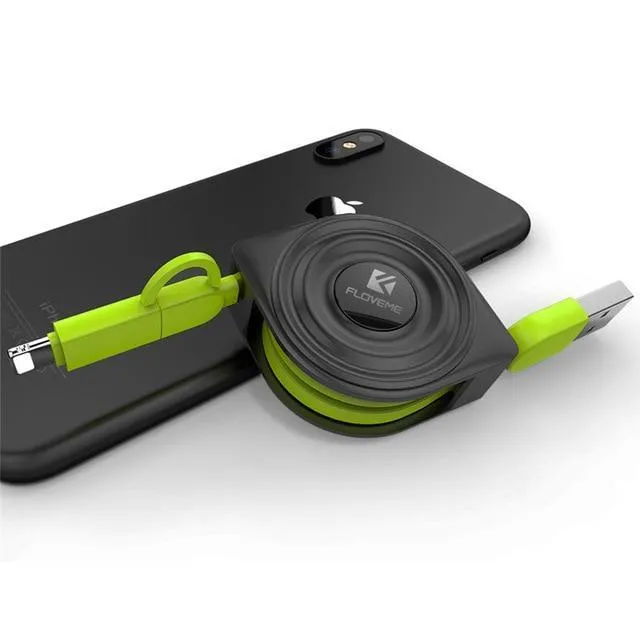 Retractable Pulley Phone Charger