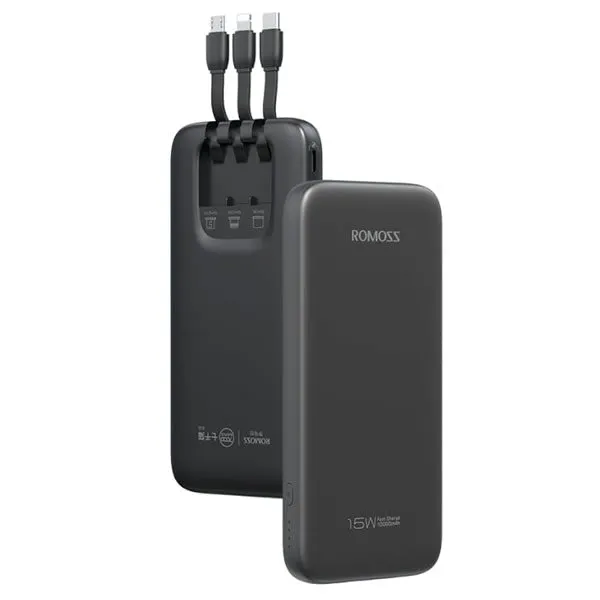 Romoss Power Bank 10000mAh 15W - Black