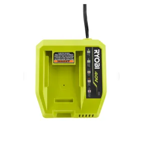 RYOBI 40-Volt Lithium-Ion Fast Charger - Factory Reconditioned