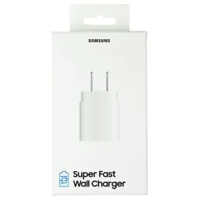 Samsung 25W Super Fast USB-C Wall Charger - White