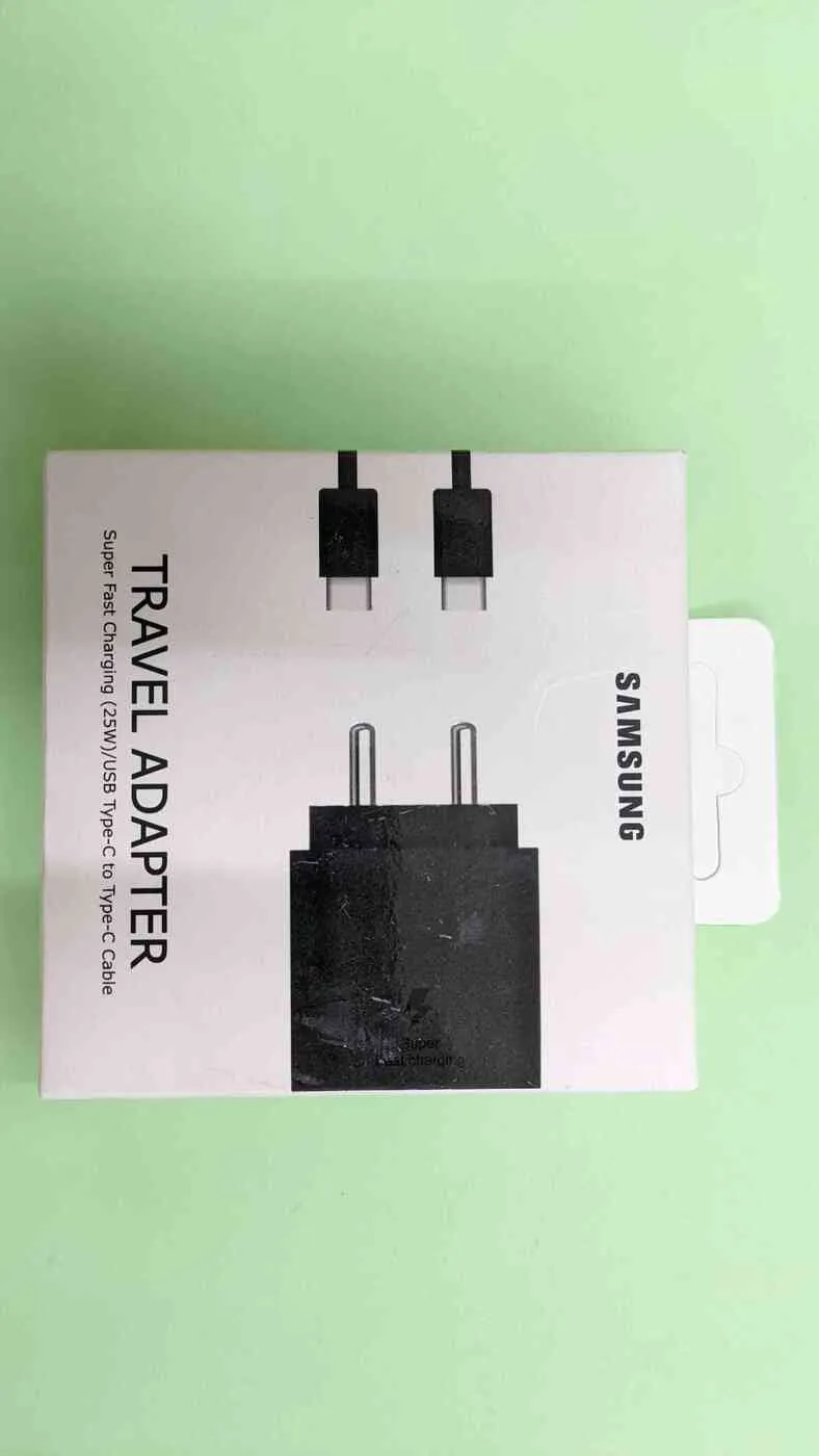 Samsung Compatible 25W Super Fast Charger Travel Adapter C to C Cable