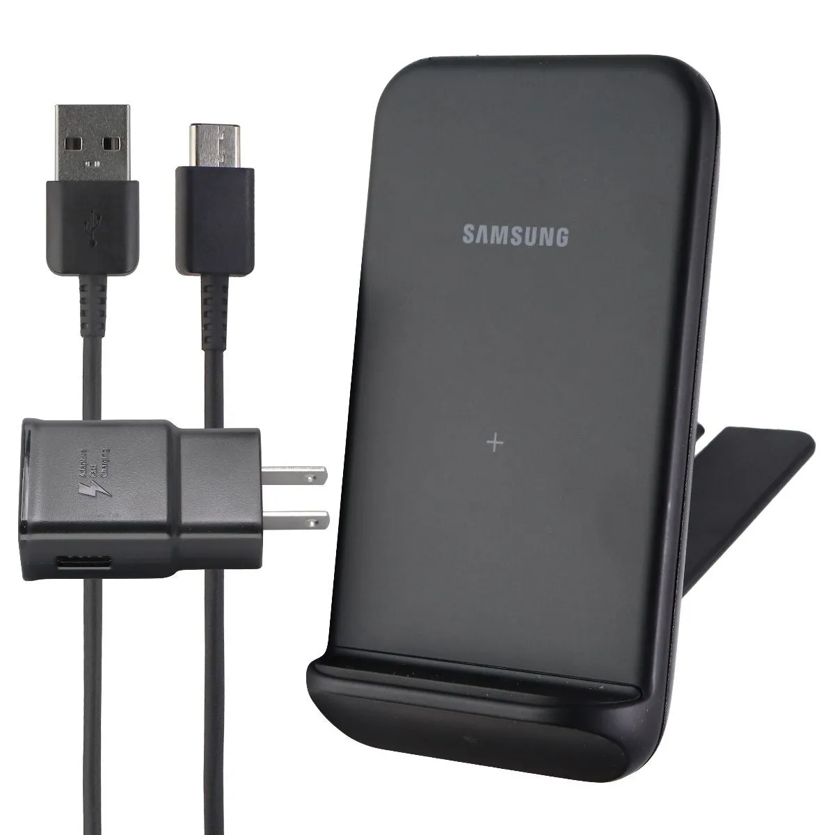 Samsung Wireless Charger Convertible Qi (Pad/Stand) - Black (EP-N3300TBEGUS)