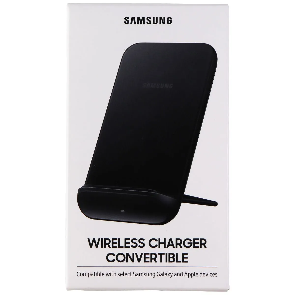 Samsung Wireless Charger Convertible Qi (Pad/Stand) - Black (EP-N3300TBEGUS)