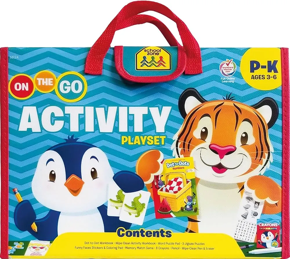 School Zone - On The Go Activity Playset