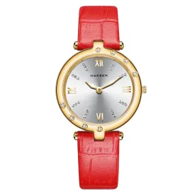 Simple Dial With Rhinestone Scale Women's Watch