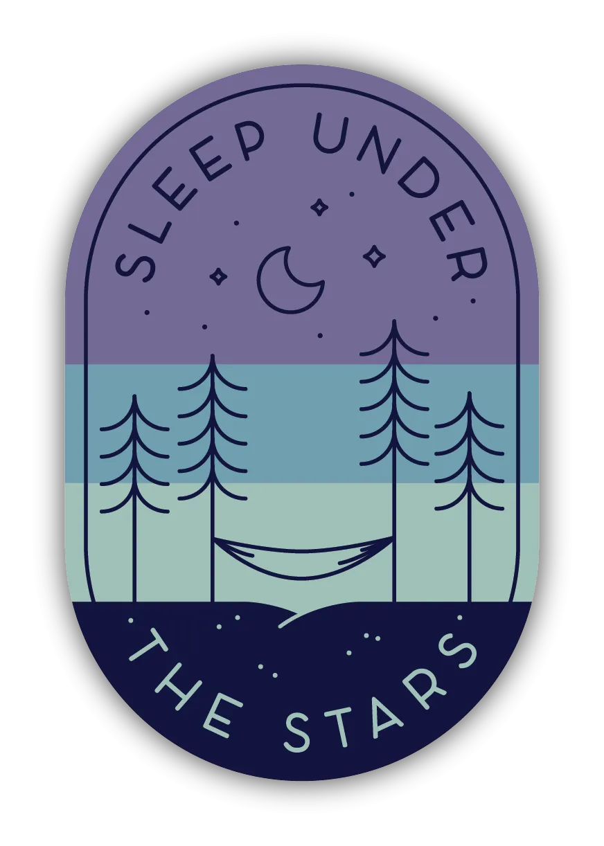 Sleep Under the Stars Vinyl Sticker