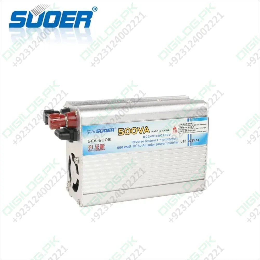 Solar Power Inverter Suoer 500 Watt 24v Original Sfa 500b