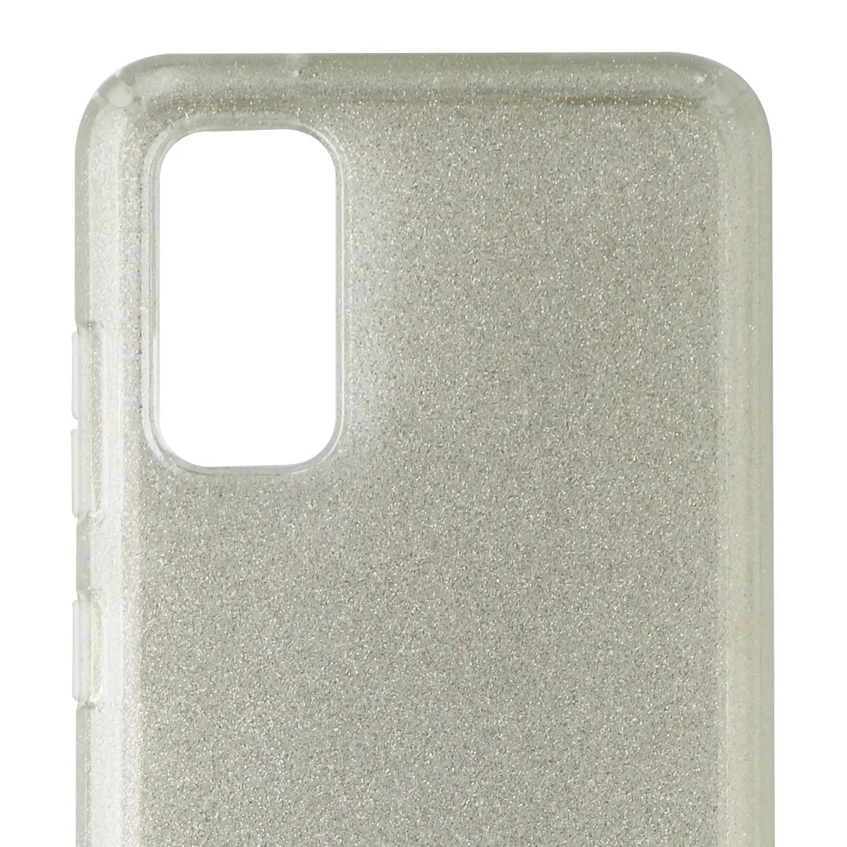 Speck Presidio Perfect-Clear Case for Samsung Galaxy S20 - Clear/Gold Glitter