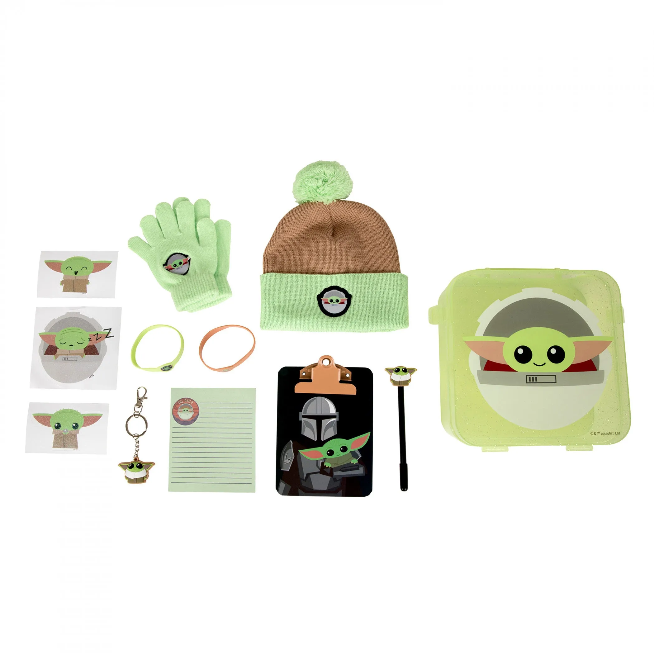 Star Wars The Mandalorian Grogu Kid's Winter Bundle Collection