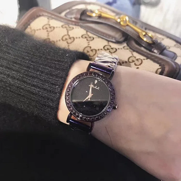 Starry Stainless Steel Strap Women's Watch