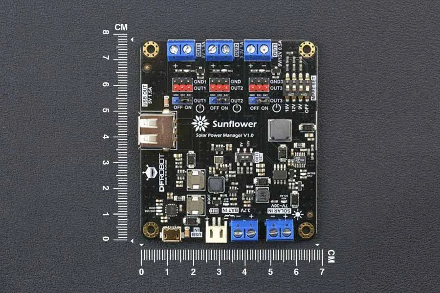 Sunflower: Solar Power Manager 9V/12V/18V